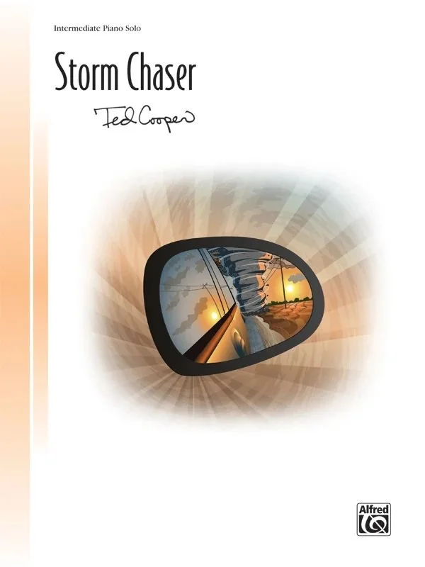 Book cover for Storm Chaser, a piano solo by Ted Cooper.