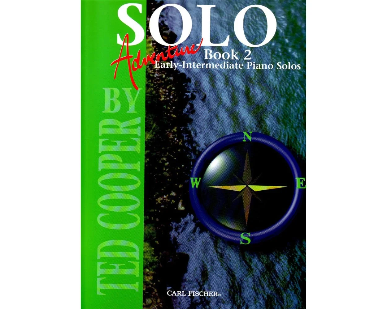 Book cover for Solo Adventure Book 2: Early-Intermediate Piano Solos, by Ted Cooper