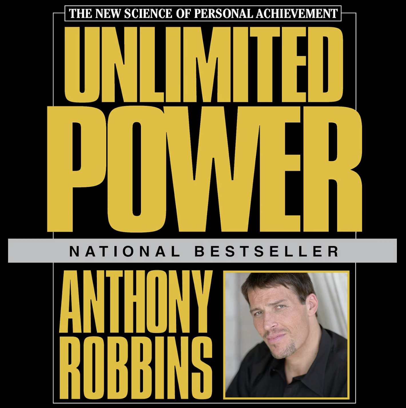 Cover of Unlimited Power by Tony Robbins, a book about personal performance, communication, beliefs and changing behavioural patterns.