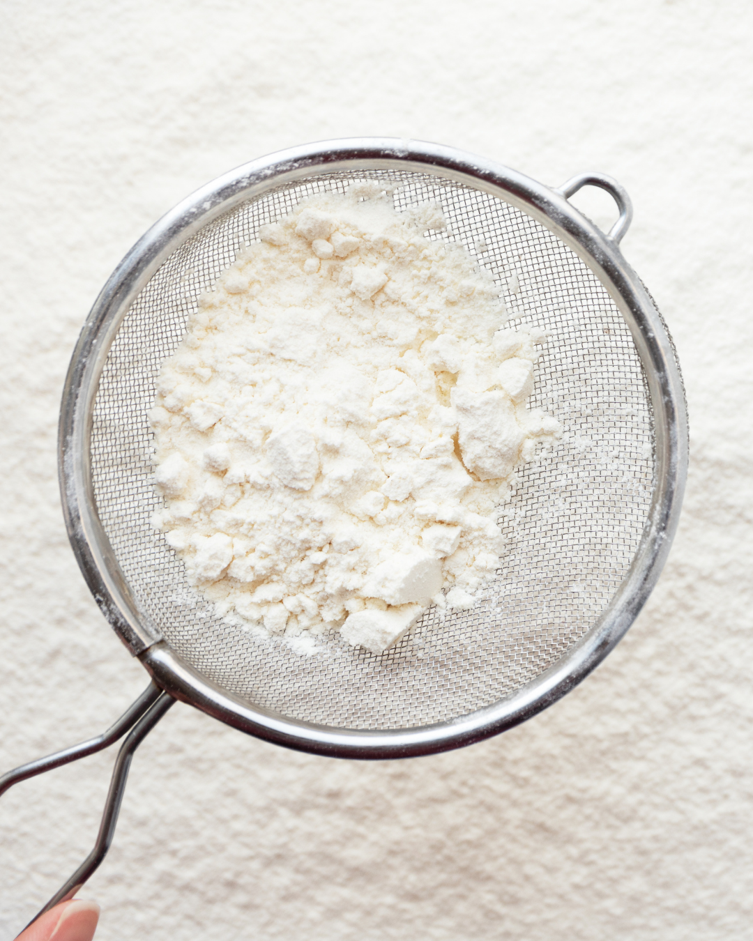 Flour sifters for baking preparation.
