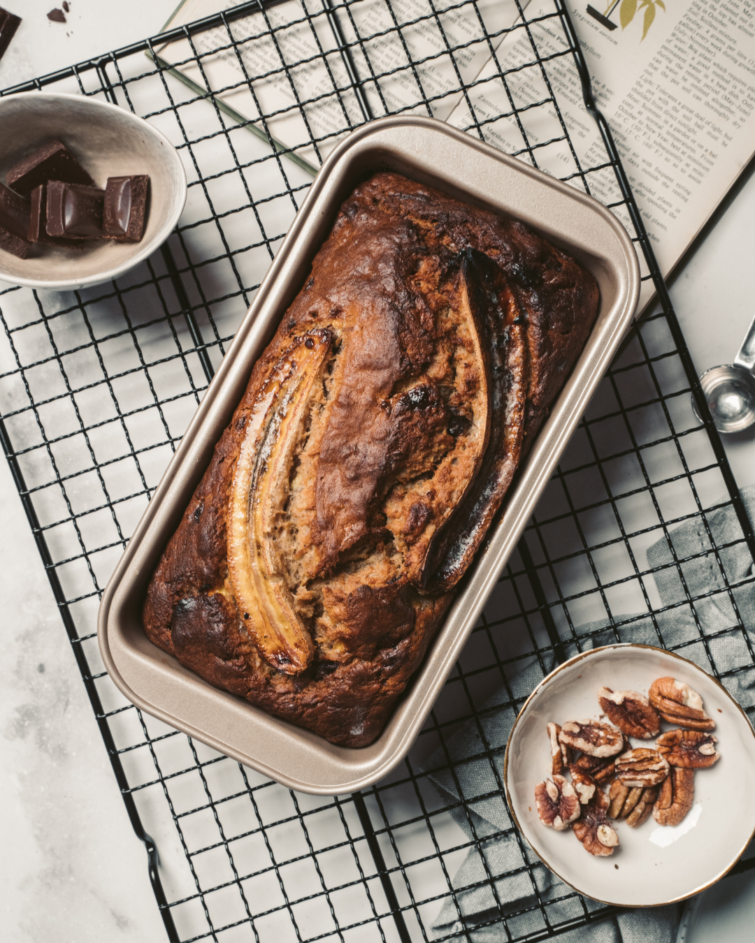Loaf pans for baking breads and cakes.