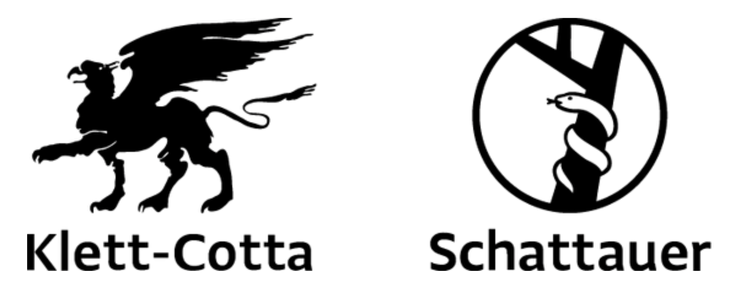 Klett-Cotta Schattauer Logo - Stilisiertes schwarzes Logo mit den Worten „Brand8 Photography“ in einer modernen Schriftart.
