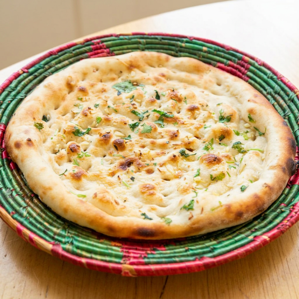 Garlic Naan - V