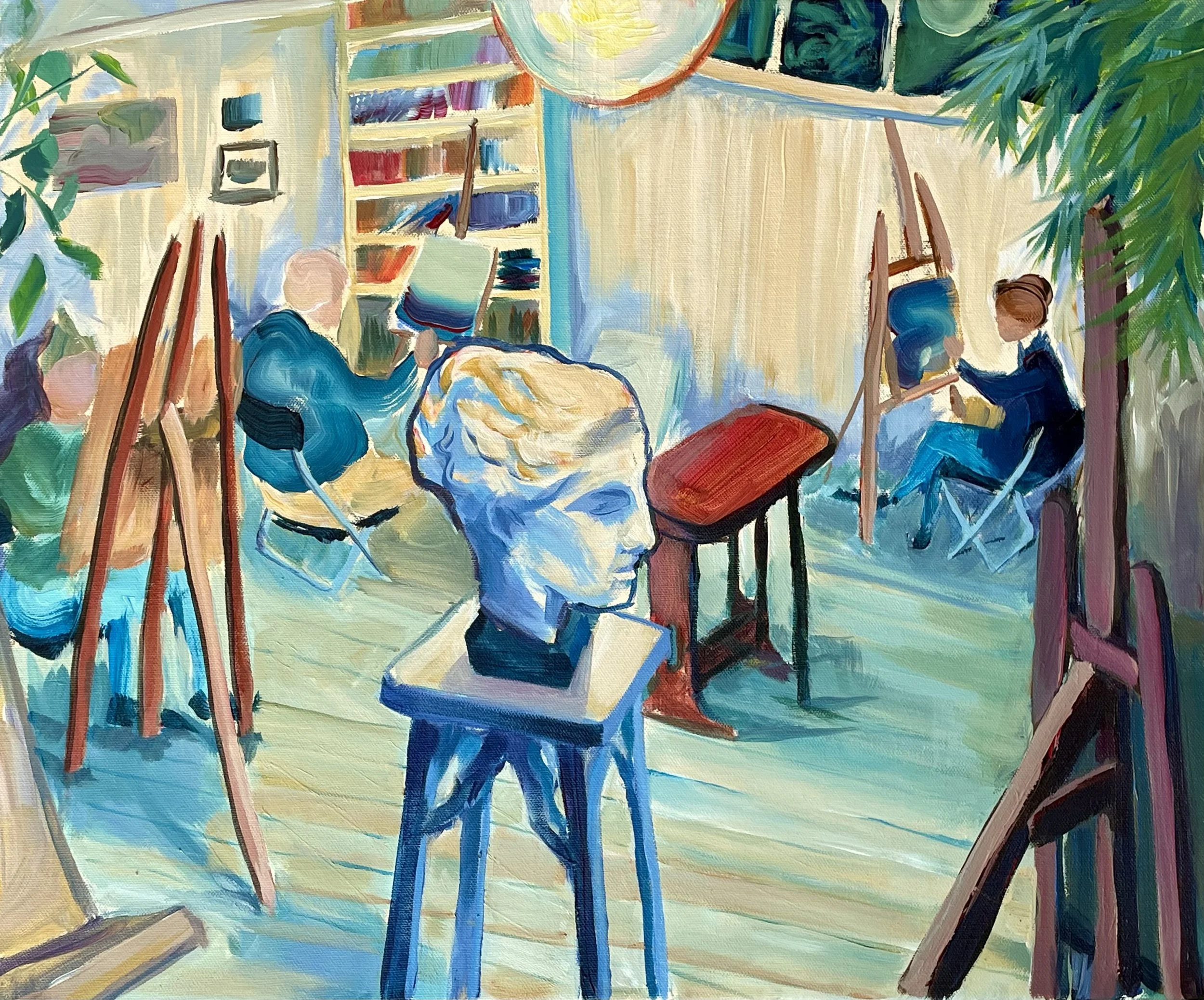 The Studio   (acrylic on canvas / 2025)