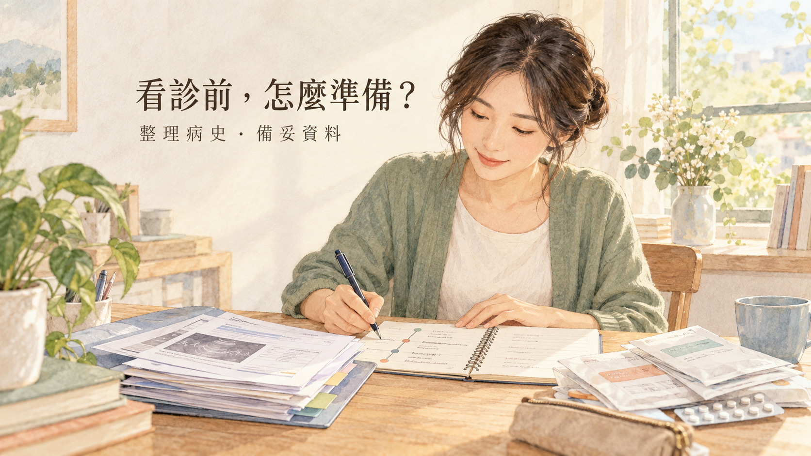 病情複雜，看診前如何準備？整理病史與就醫資料，讓看診更流暢
