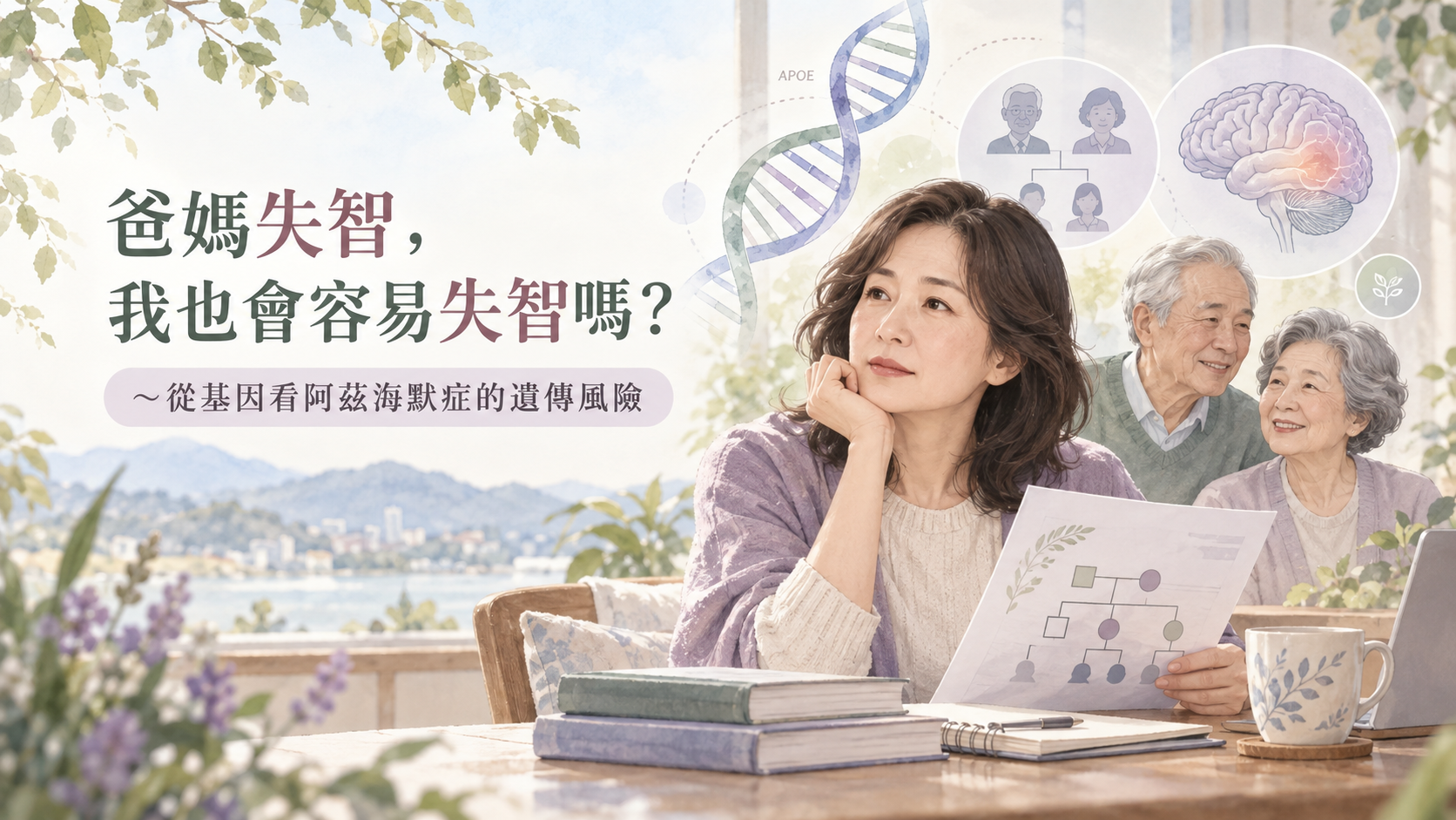 爸媽失智，我也會容易失智嗎？～從基因看阿茲海默症的遺傳風險