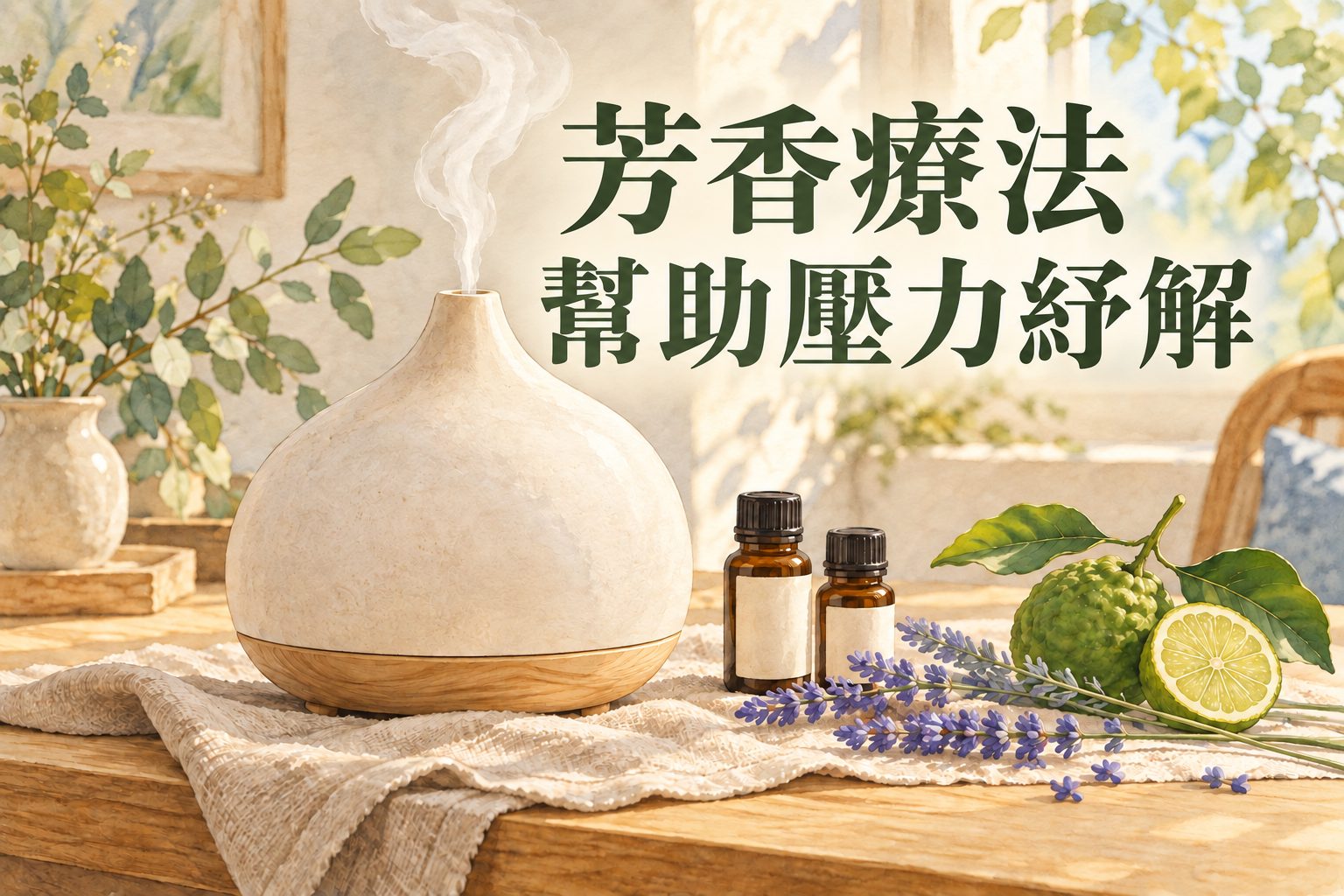 芳香療法可以幫助壓力紓解、緩解焦慮、改善自律神經失調嗎？