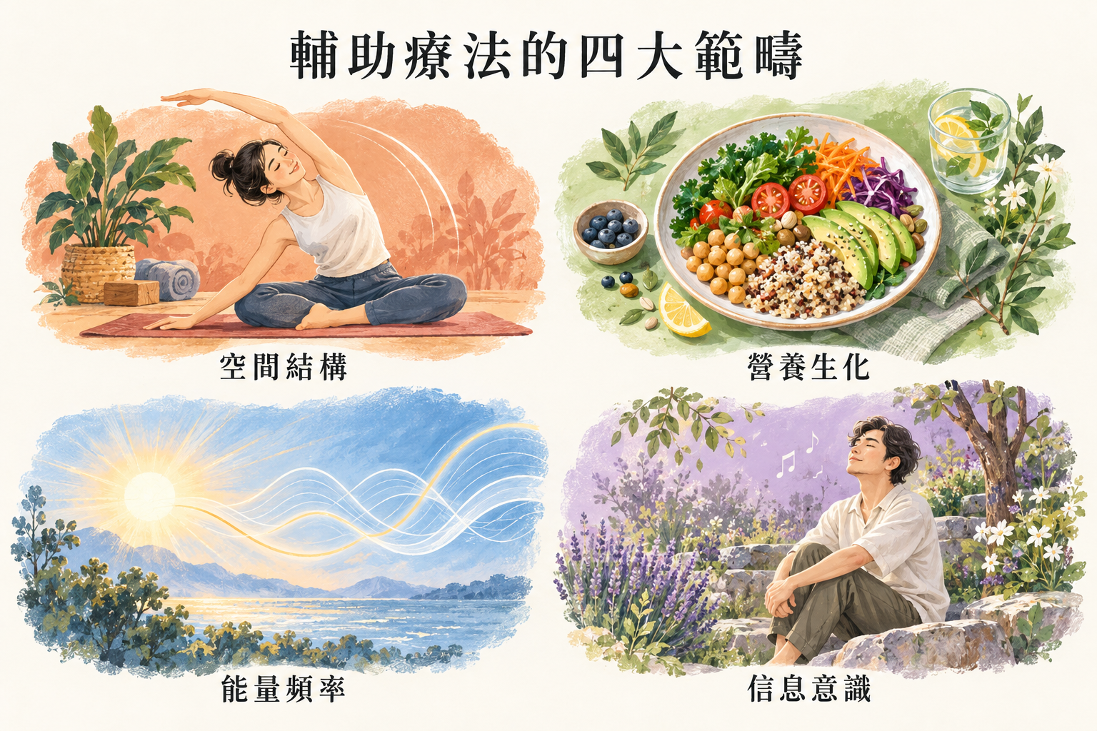 如何提升身體的修復能力？談輔助療法的四大範疇
