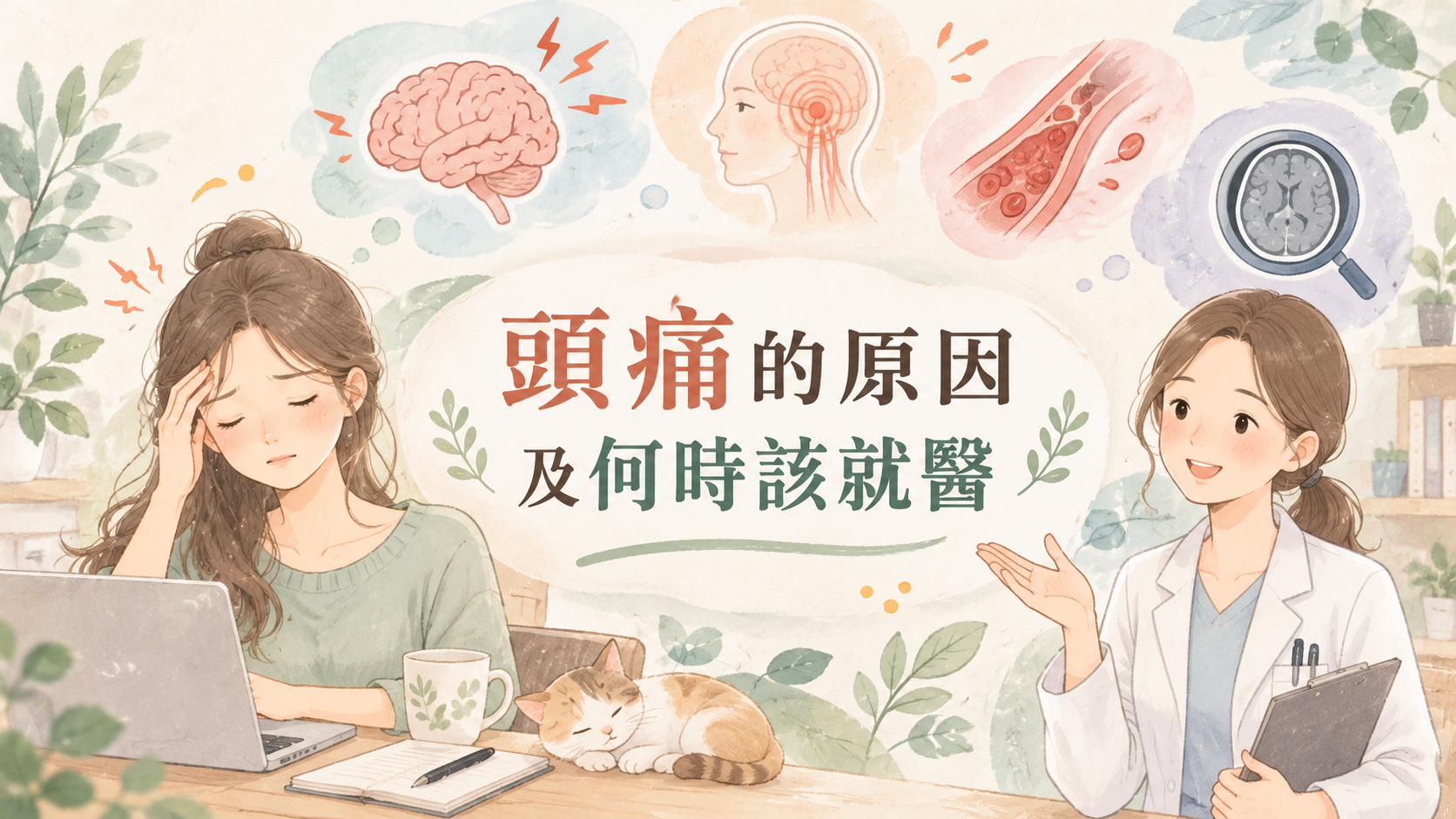 我常常頭痛，但是會自己好，什麼時候才需要看神經內科呢？