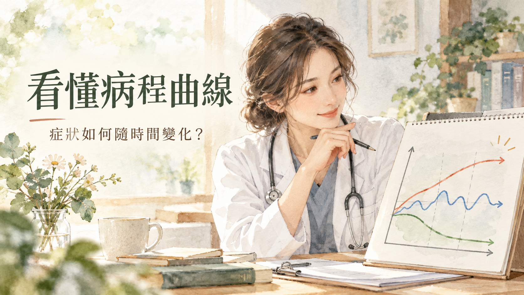 看診時，如何描述病史及症狀變化？～用病程曲線認識7種常見疾病模式