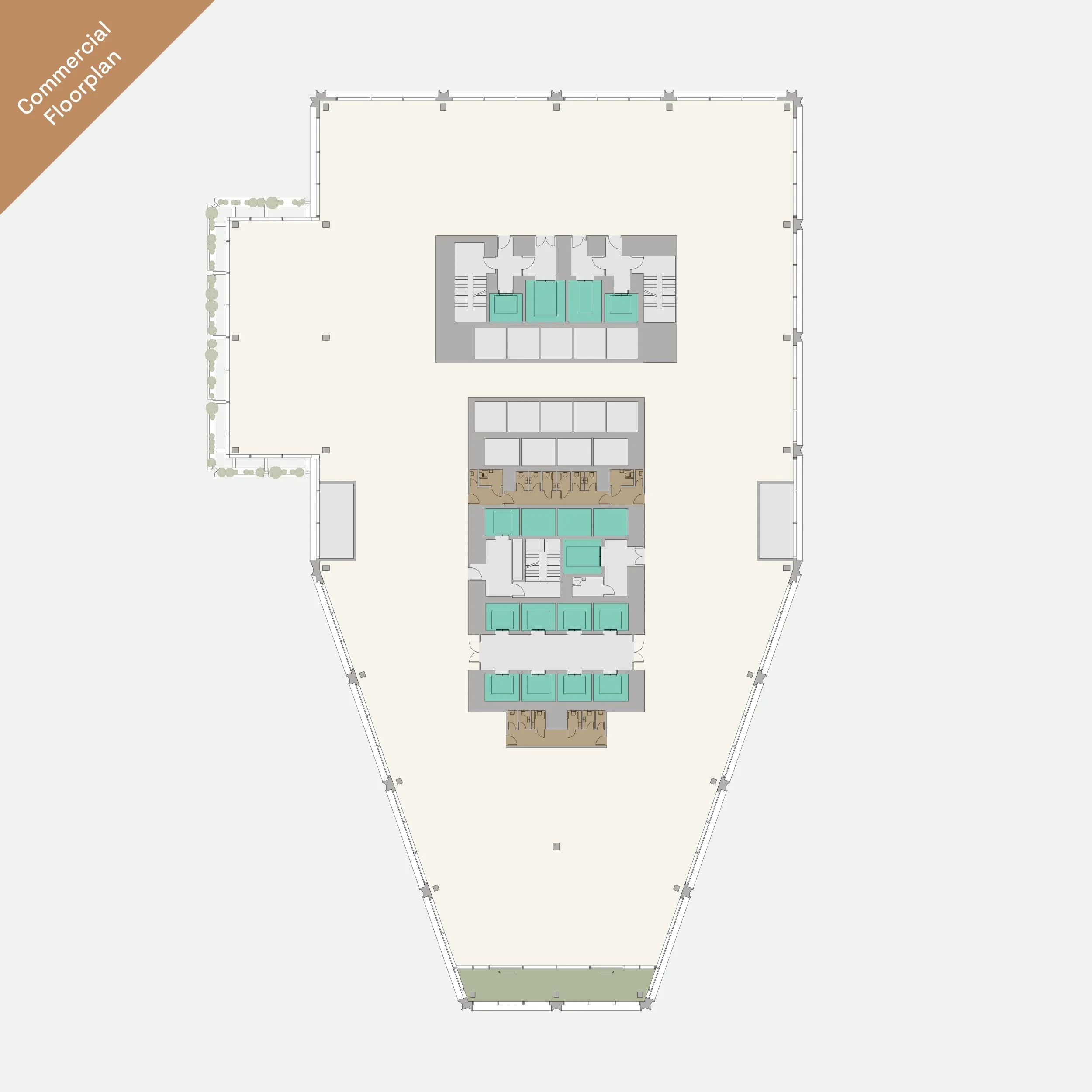 Architectural floor plan of a residential house showing multiple rooms including living room, bedrooms, bathrooms, kitchen, utility room, balconies, terrace, and entry lobby.