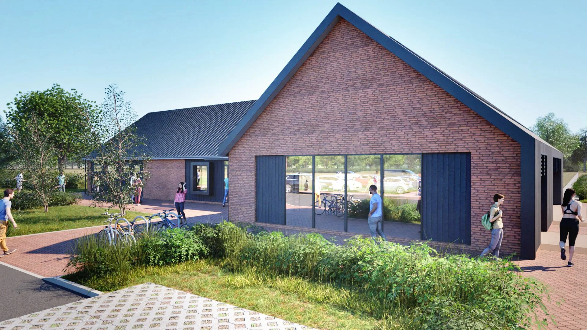 Artists Impression of the Community Building