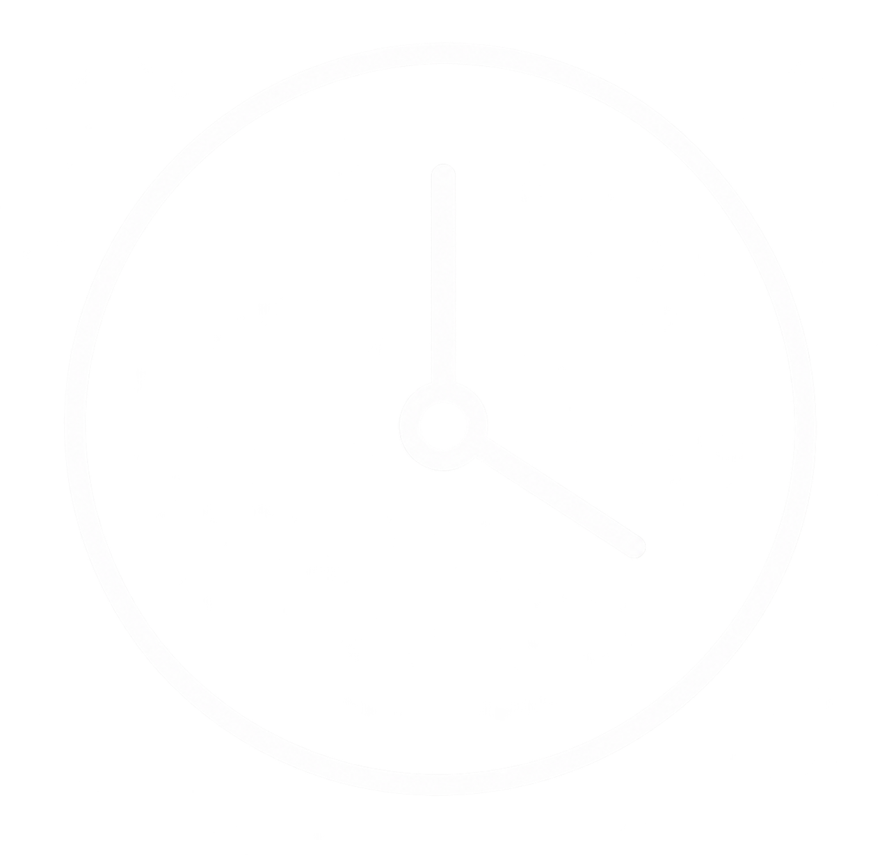 Relógio de parede mostrando aproximadamente 4:00.