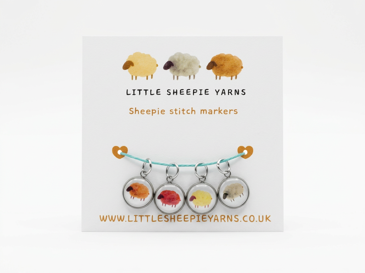 Sheepie stitch markers