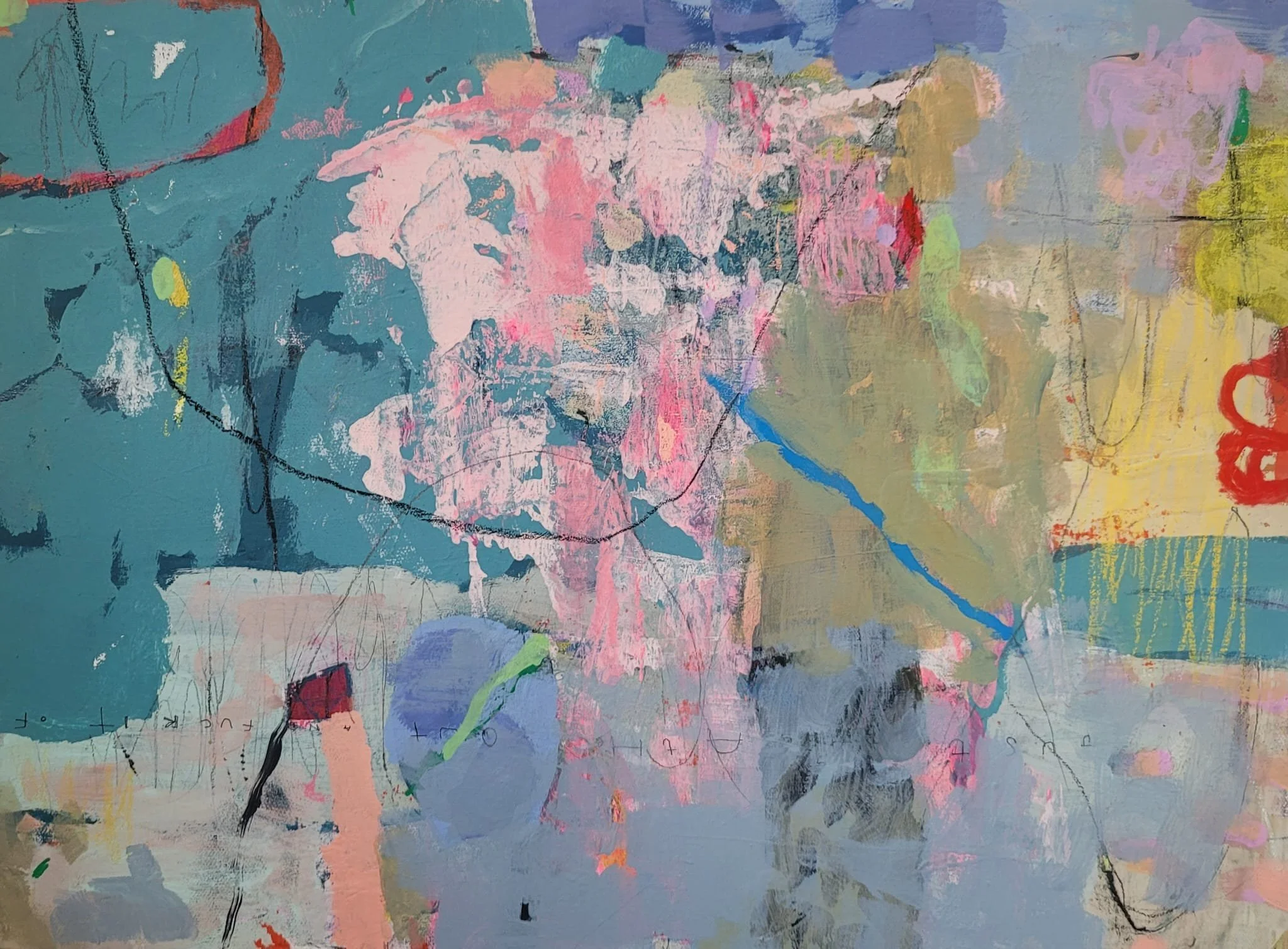 E1 Boogie 2026 mixed media on canvas  24"x 18" (60x46cm)