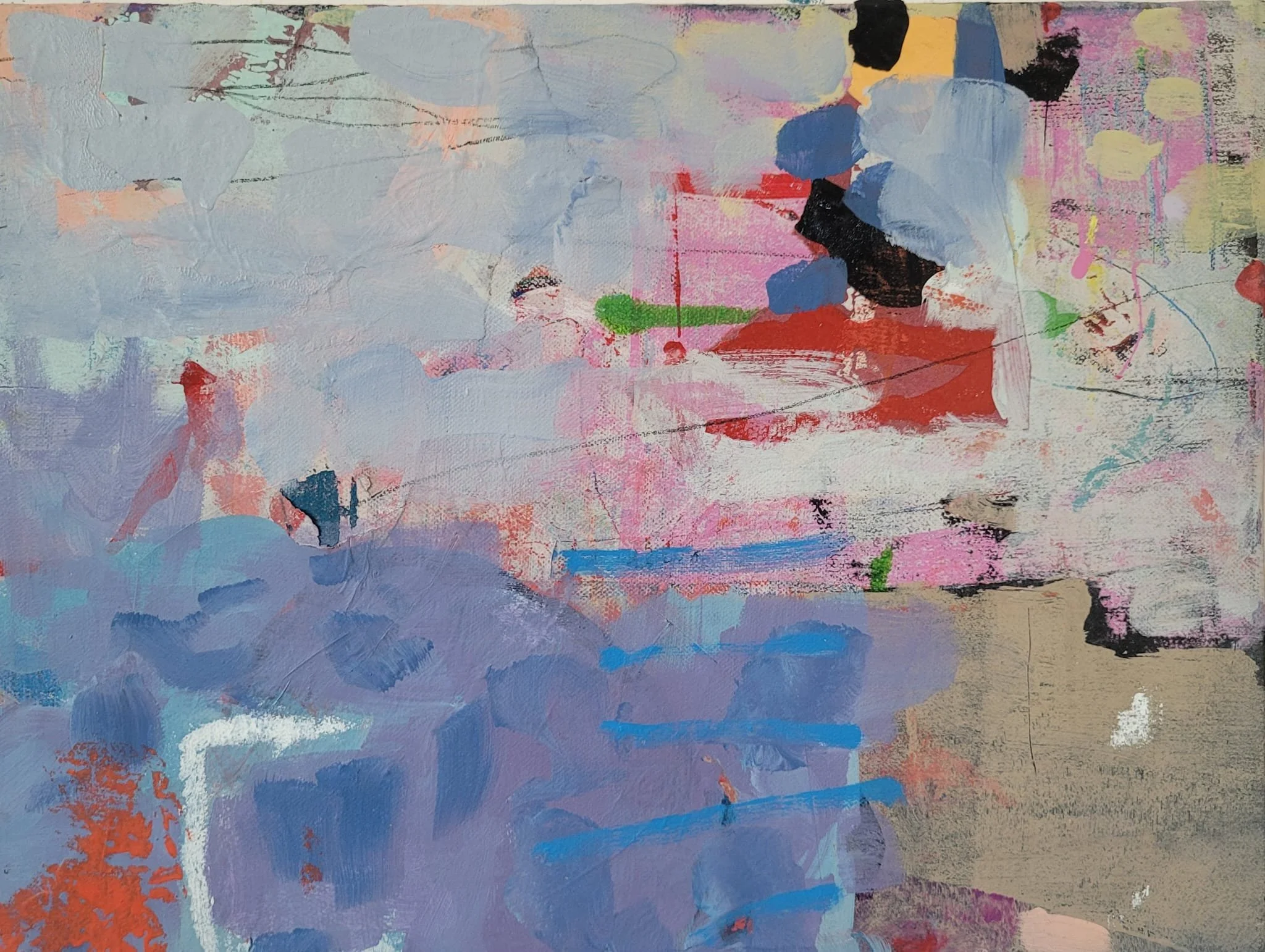 Do as You Darn Well Pleasey 2026 mixed media on canvas  20"x16" (50x40cm)