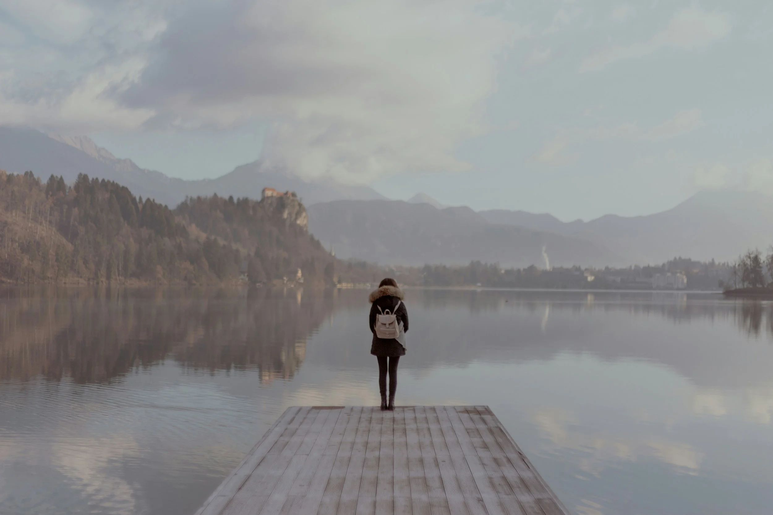 Image of woman alone, representing marketing being a siloed department