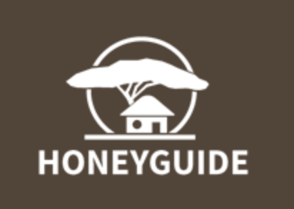 Honeyguide logo featuring a tree, a house, and the word Honeyguide.