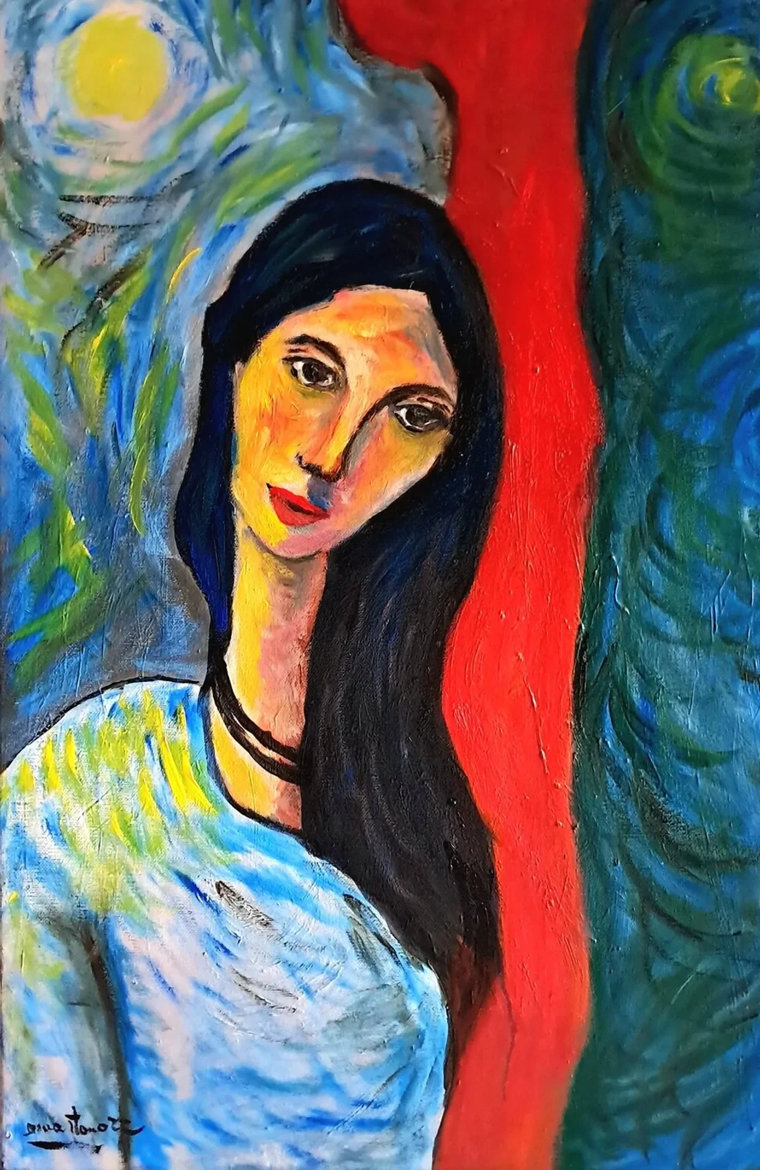 Anima sotto un cielo inquieto