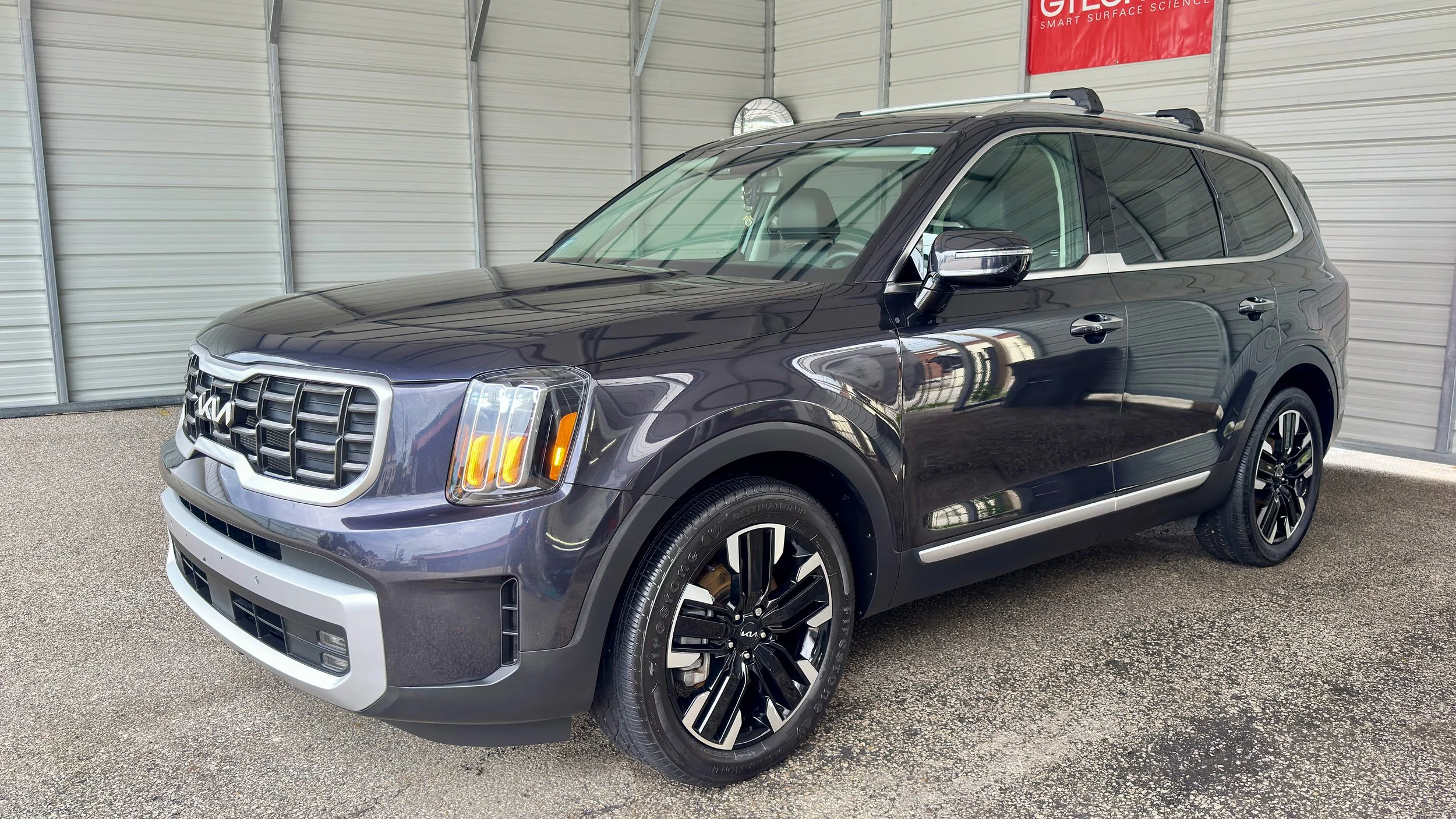 Black SUV professionally detailed by LuxDream Detailing in Louisville, KY