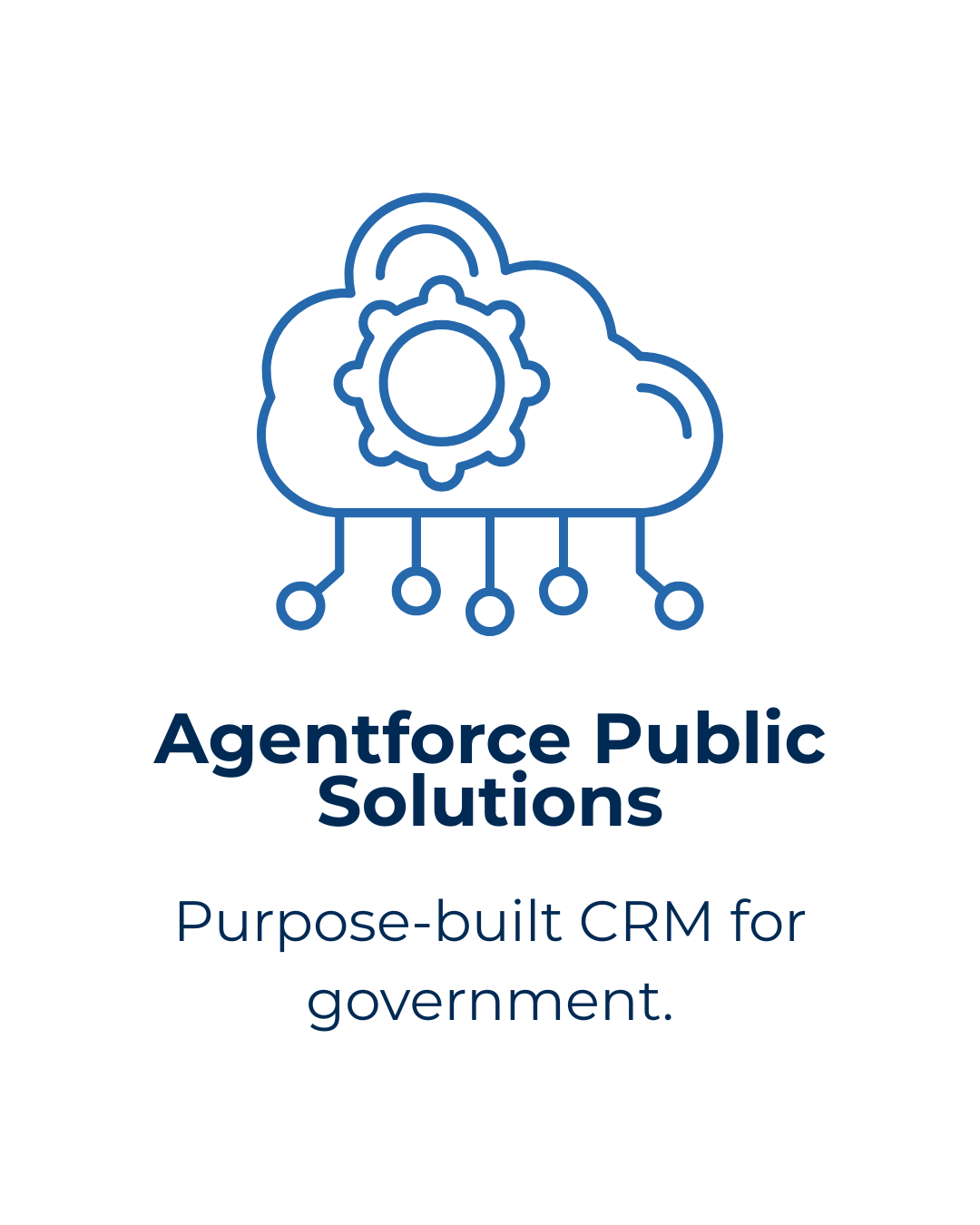 Agentforce Public Solutions. Purpose-built CRM for government.