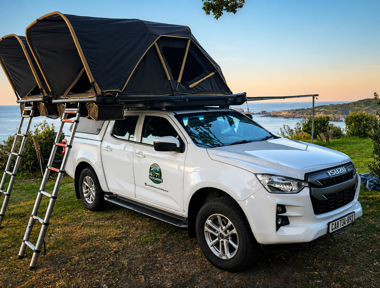 Susan on Safari, an Isuzu D-Max 4x4 camper for hire in Cape Town