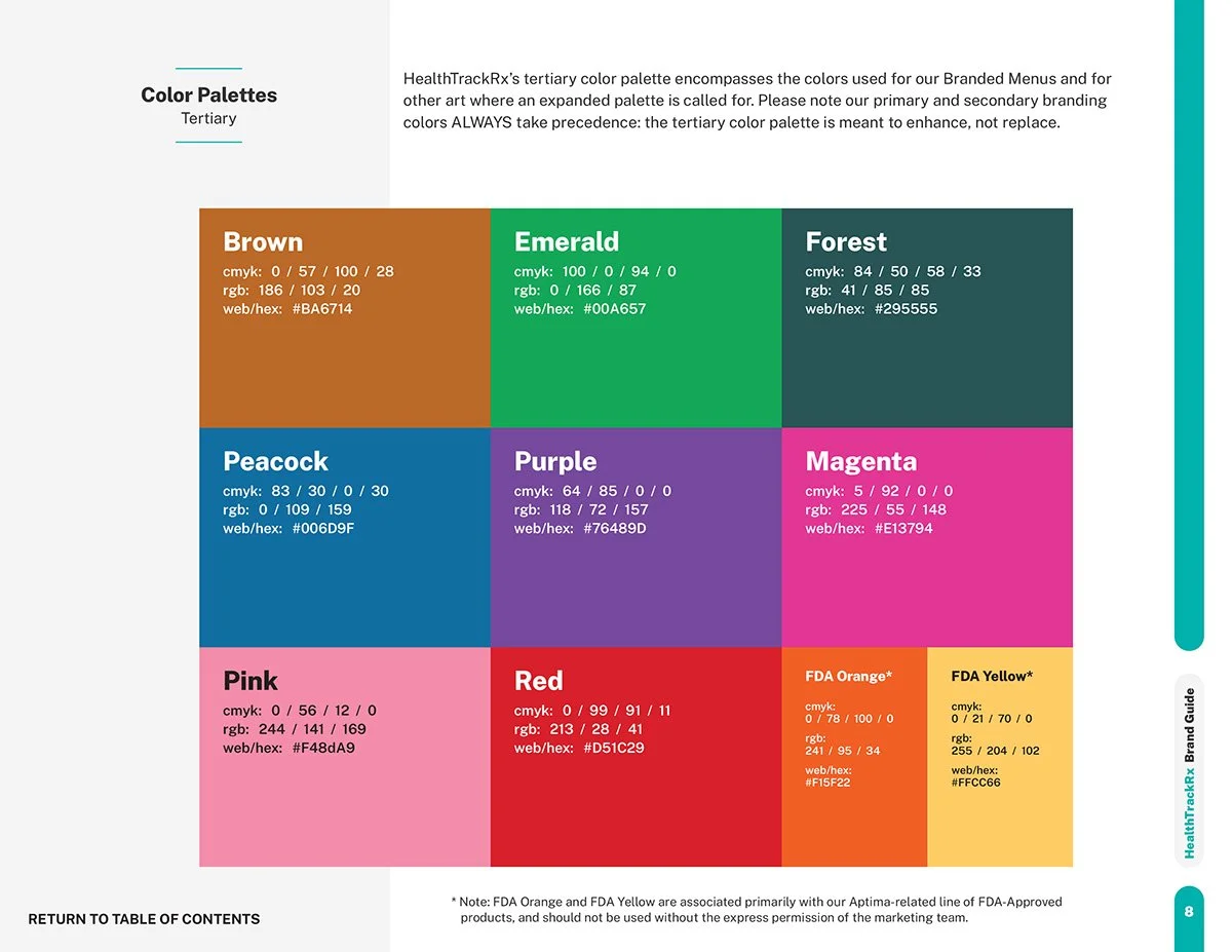 HTRX Branding Guide - Colors