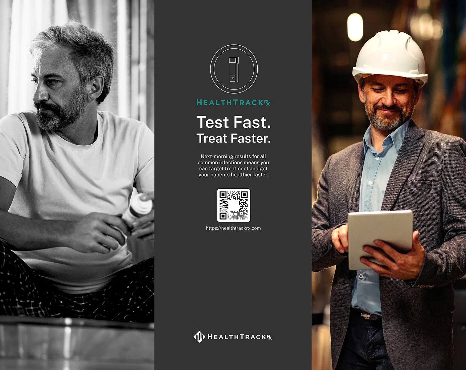 HTRX Test Fast Treat Faster Tryptich