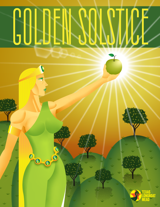 Golden Solstice Label