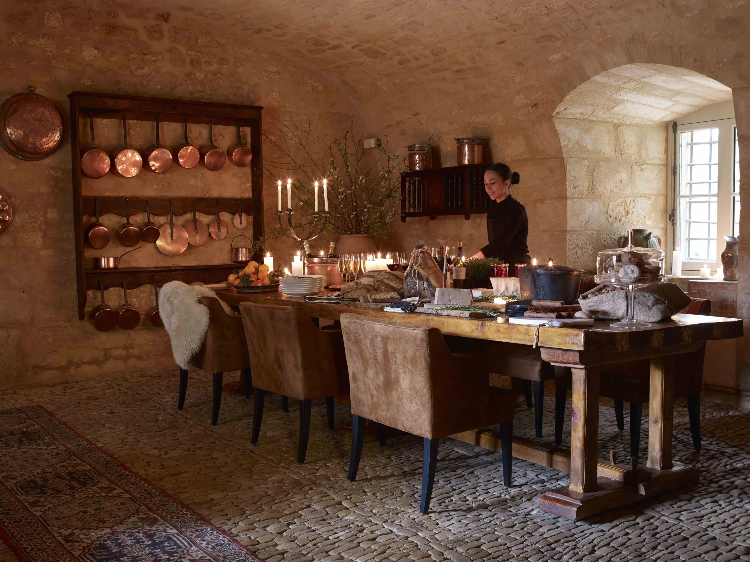 Bouilhac - La salle à manger - les racines du Périgord retrouvées.