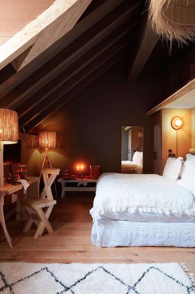 Soleil d'Or - Retrouver le charme des chambres mansardés dans les trois Chalets.