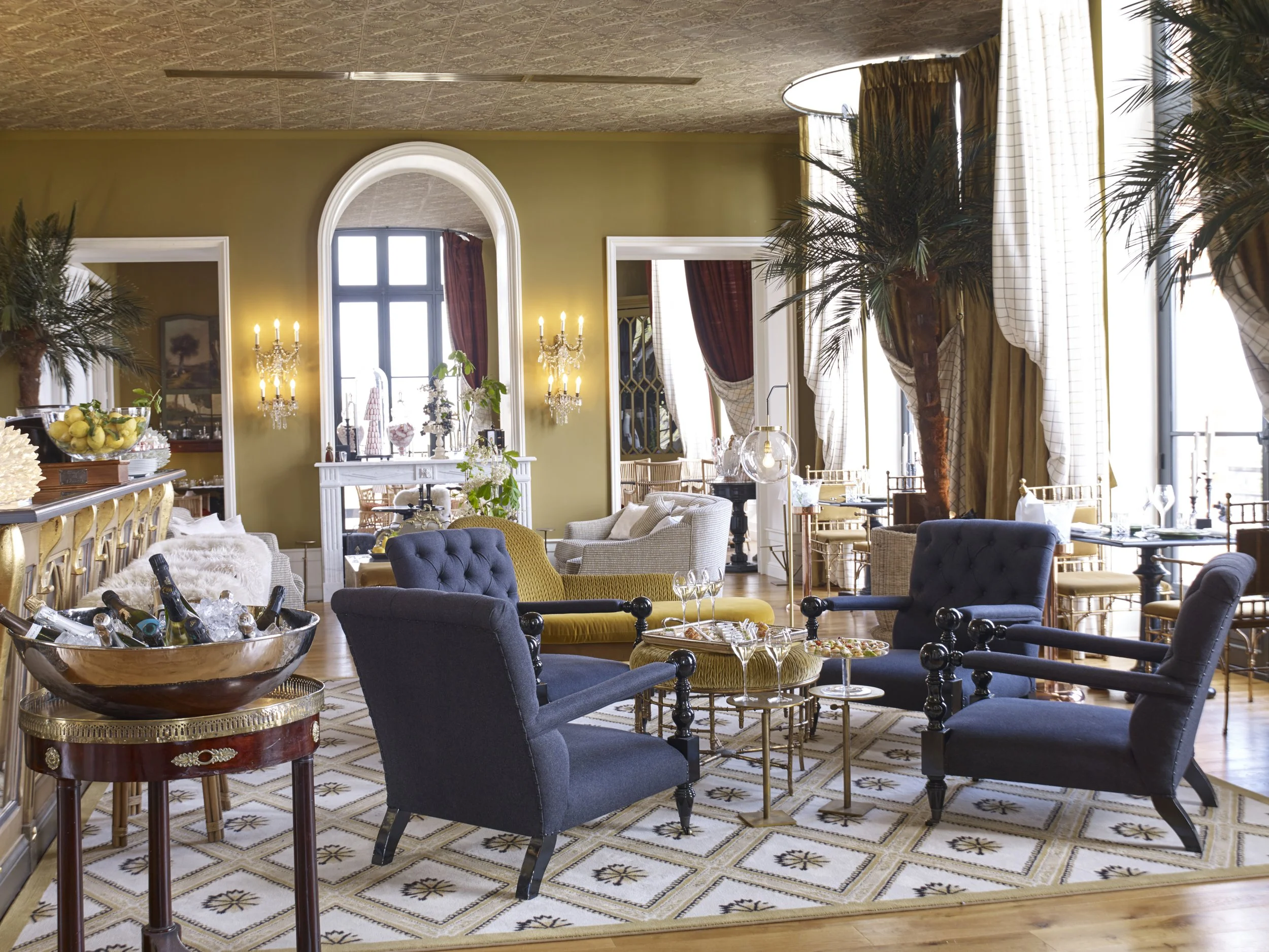 Sacy - Recréer le grand salon à partir de rien, le souci du détail.