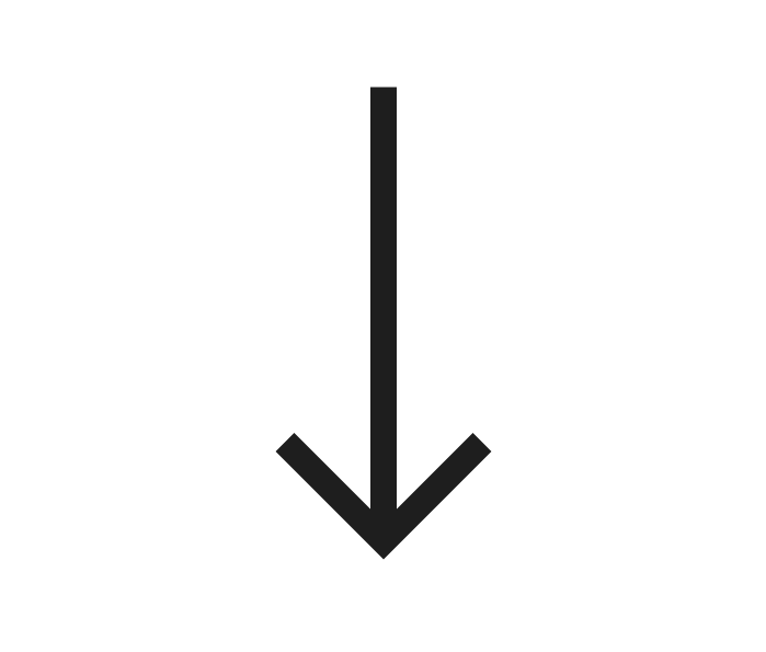 Downward pointing arrow with the words 'Keep Out' written above and 'Authorized Personnel Only' below.