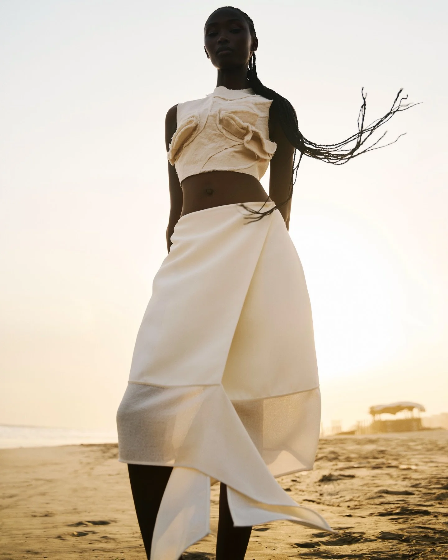 The ebb and flow of Ghana&rsquo;s Atlantic coast.. our second story shot in Accra 🤍

Photography @chris.puttins
Styling @josepharodriguez_styling
Hair &amp; make-up @mariaehrlichmakeup
Model Fulera @alhassanfulera_ at @em_models
Production @king_maj