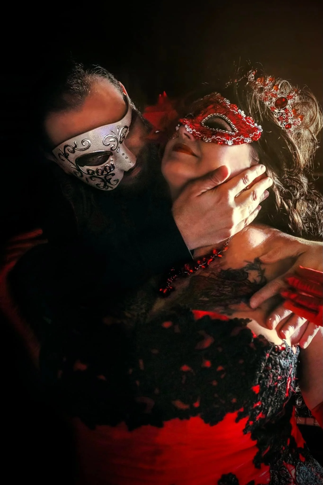 Matriarch Effect Customers - Phantom of the Opera engagement sessions. 