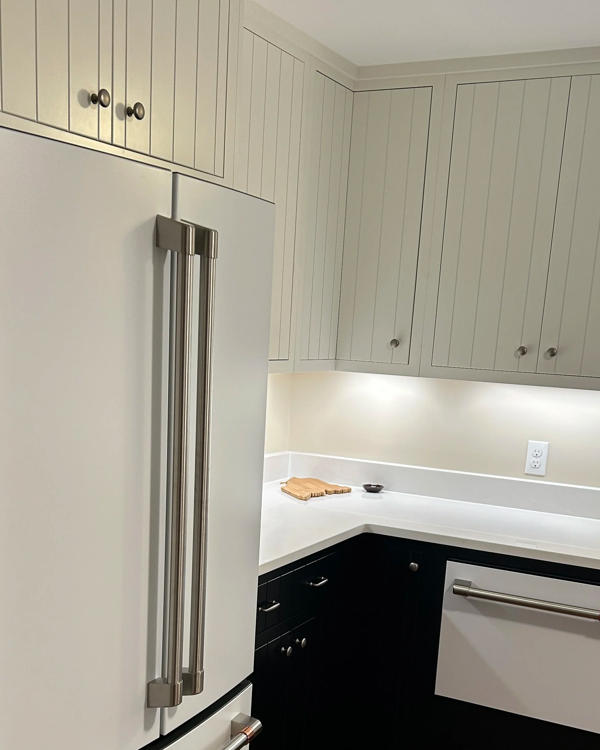 Avex Custom Homes, Brunswick Maine, Custom Kitchen, Flooring, Ceiling Fan, Cabinets, Countertops, Renovation, Construction. Maine Builder