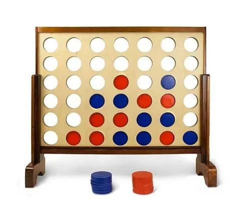 Giant Four-In-A-Row Yard Game