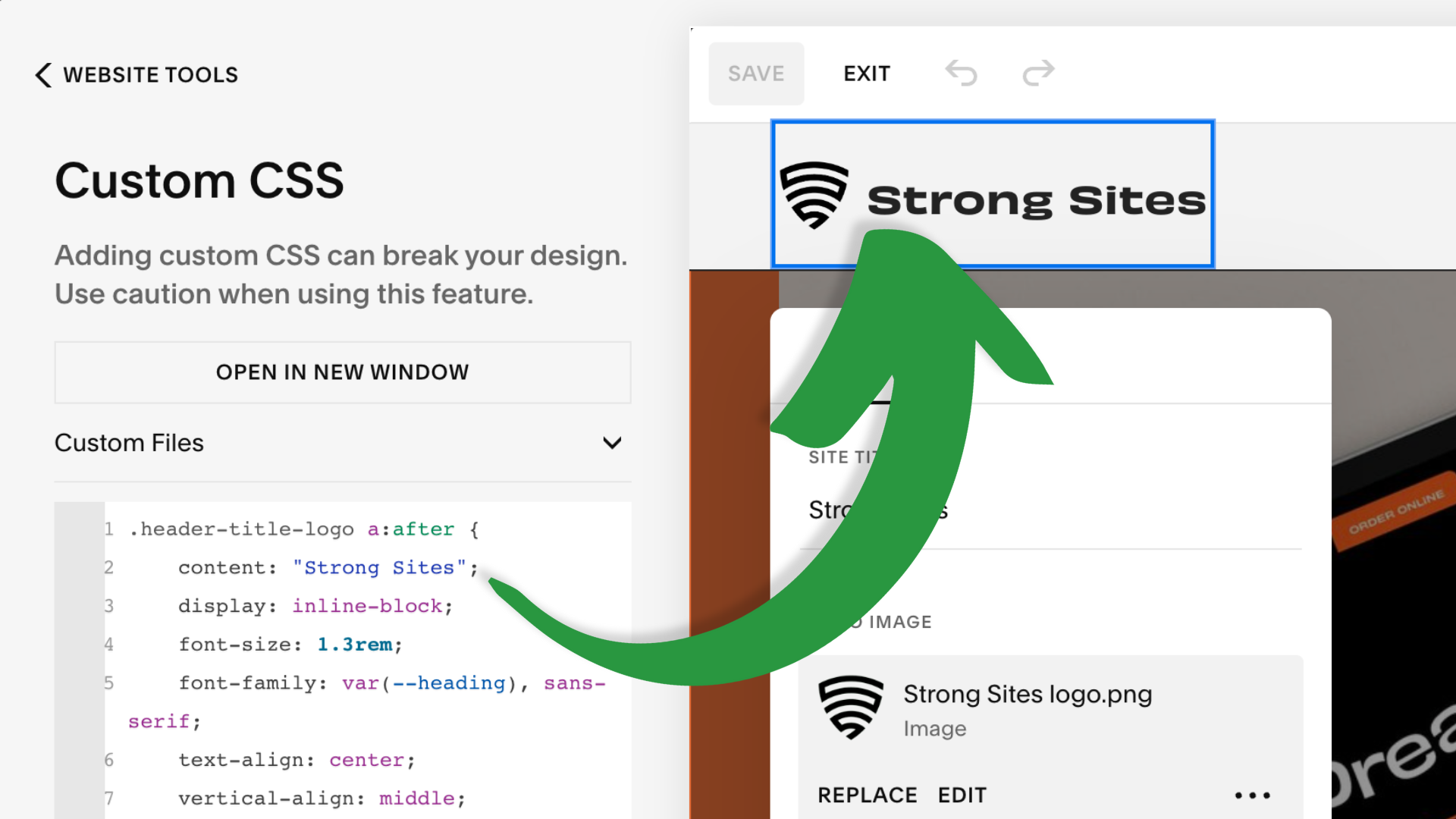 3 Ways to Combine a Logo and Text in Your Squarespace Header