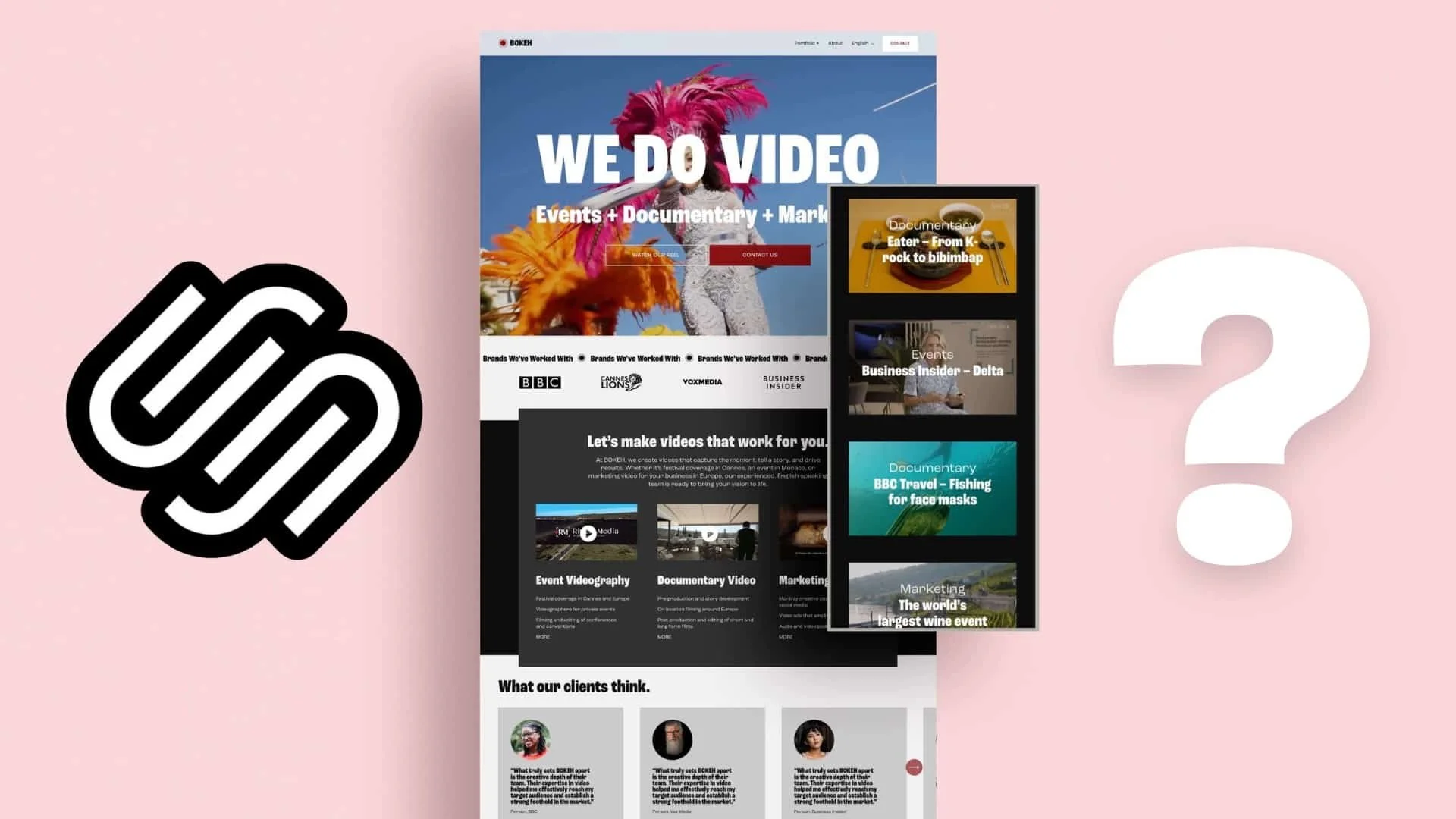 Squarespace Pros + Cons for Videographers
