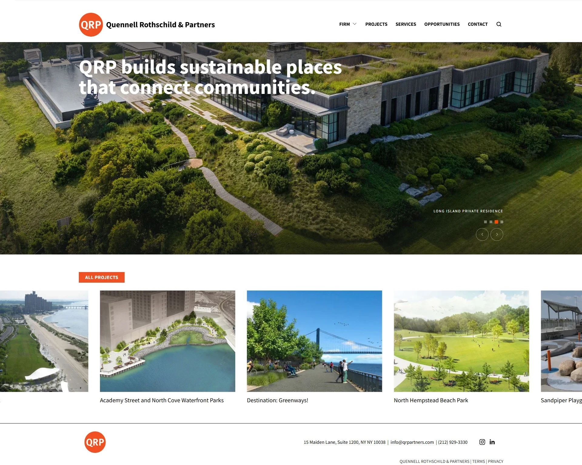 After – Quennell Rothschild & Partners website