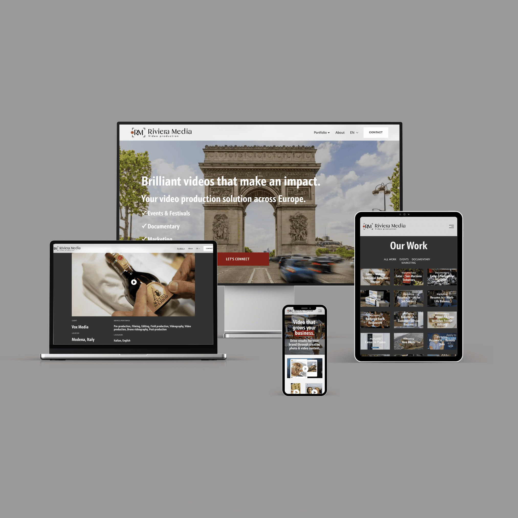 Video Production Website