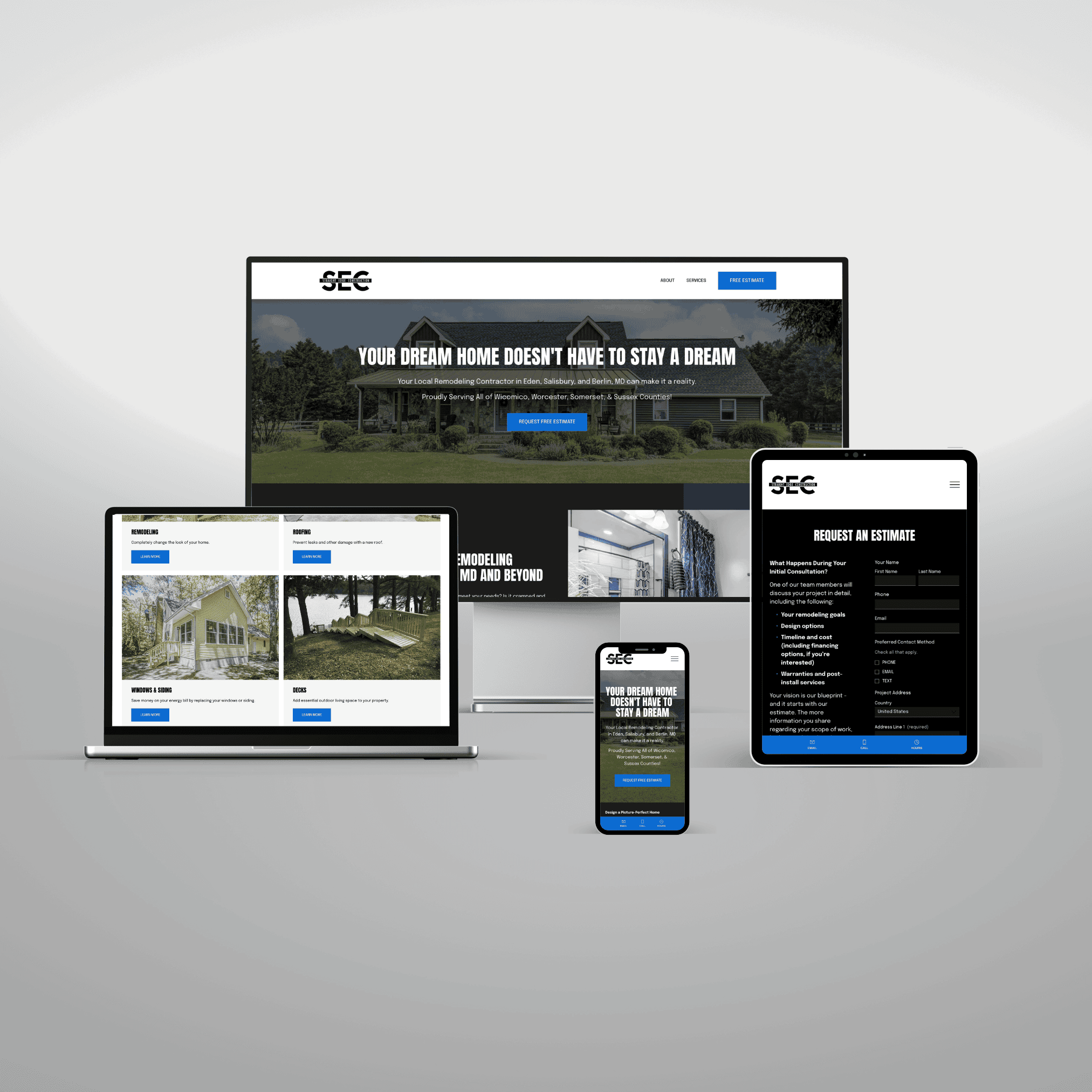 Remodeling Contractor Website