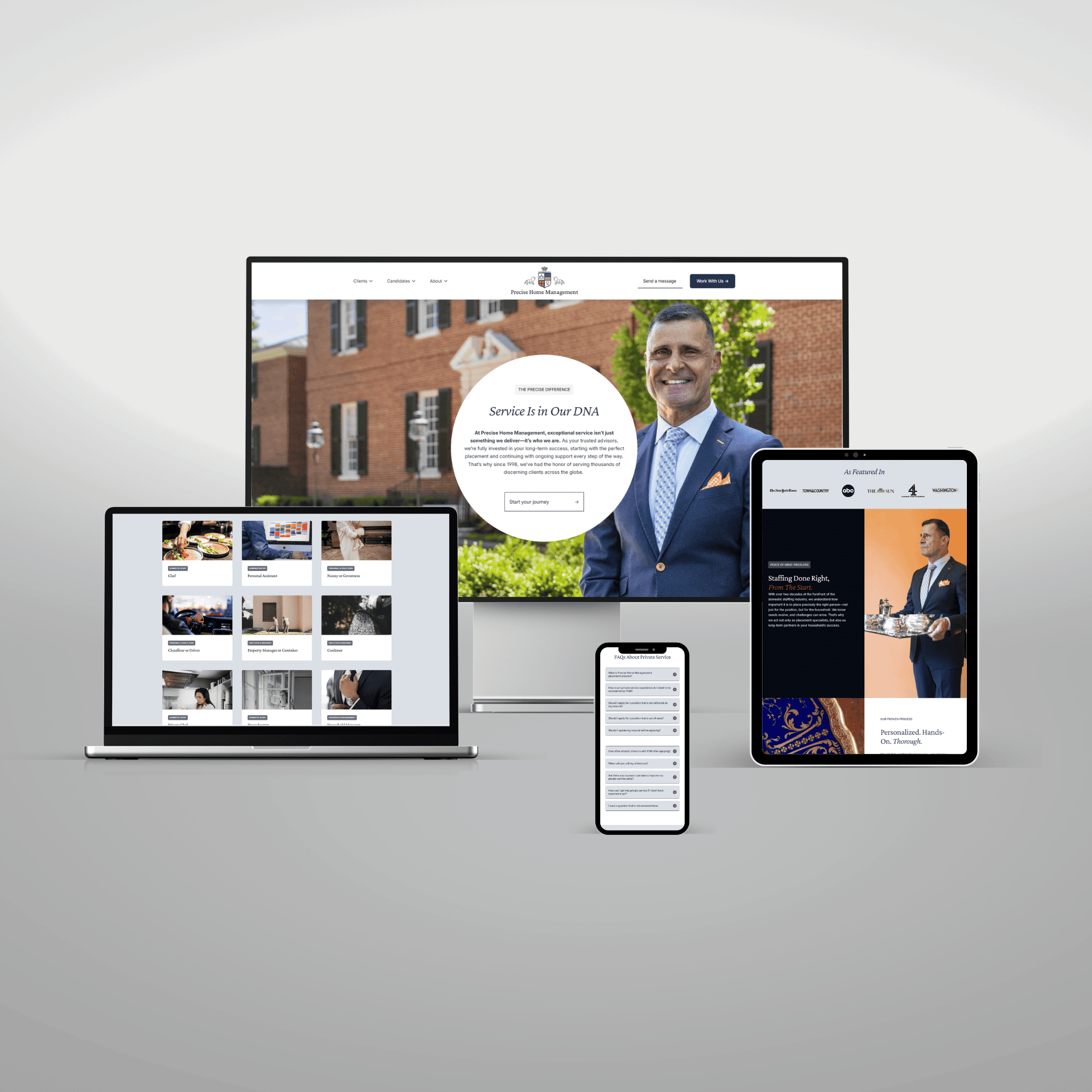 Domestic Staffing Website