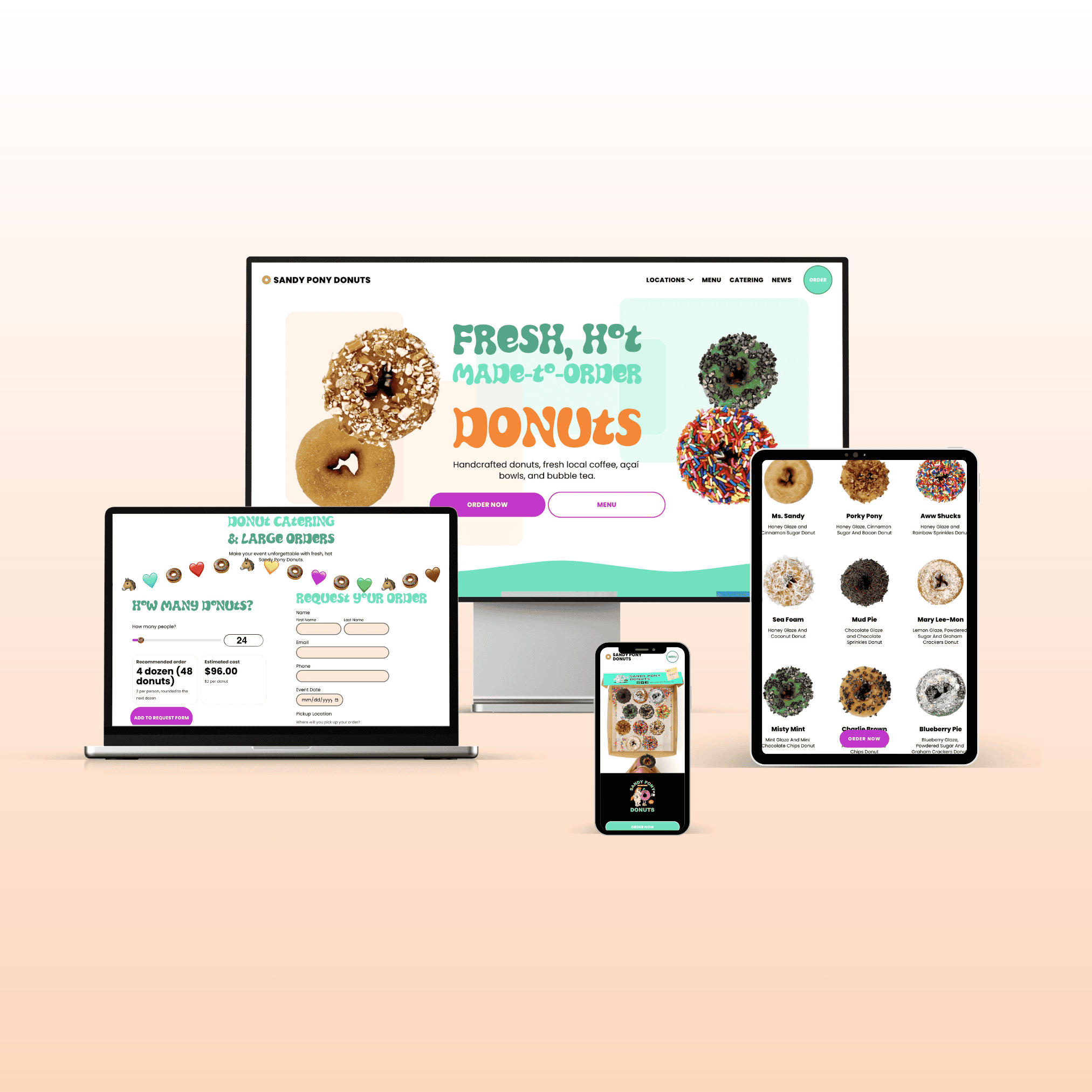 Donut Shop Website