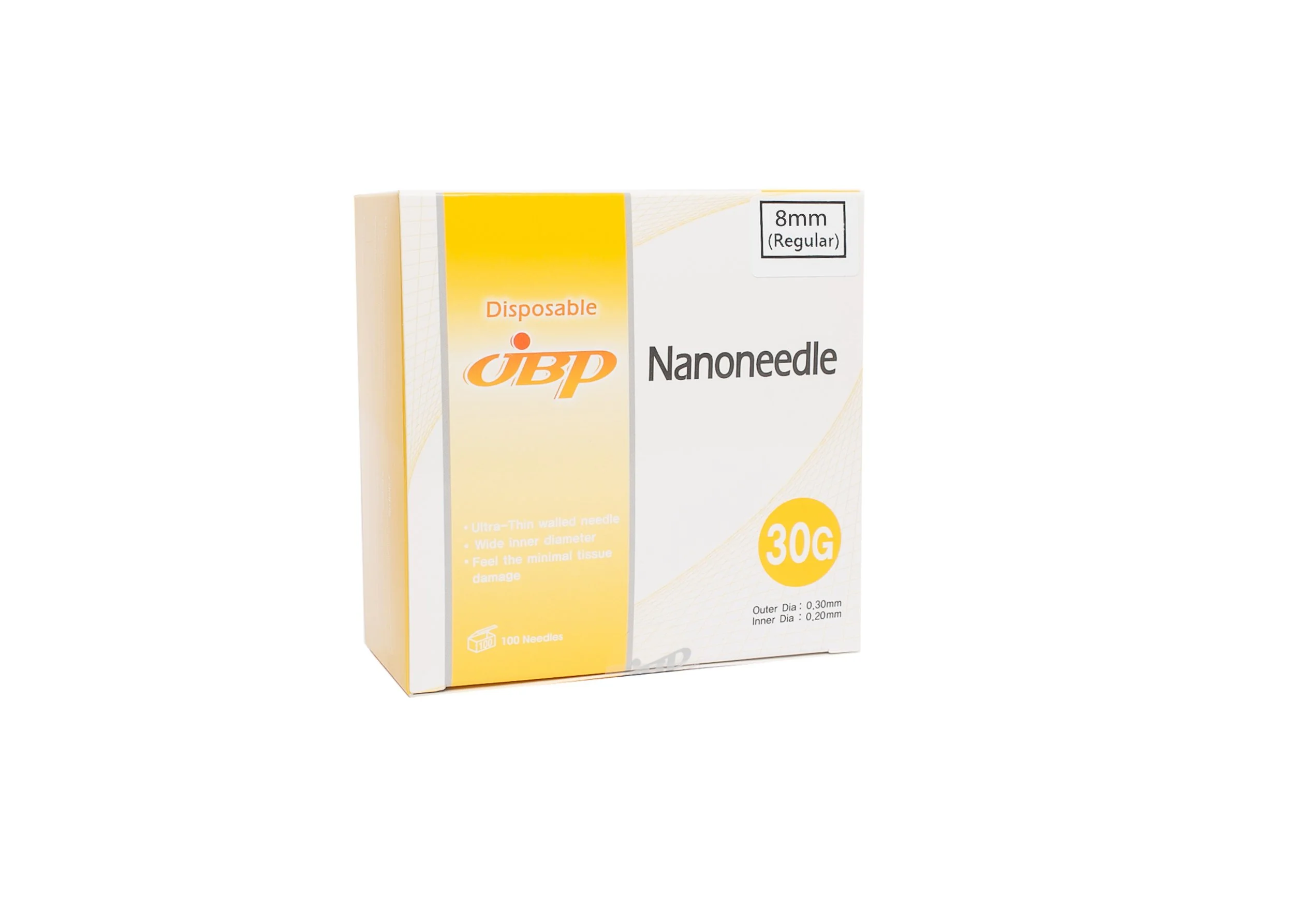 JBP Nanoneedle 30G, 8mm