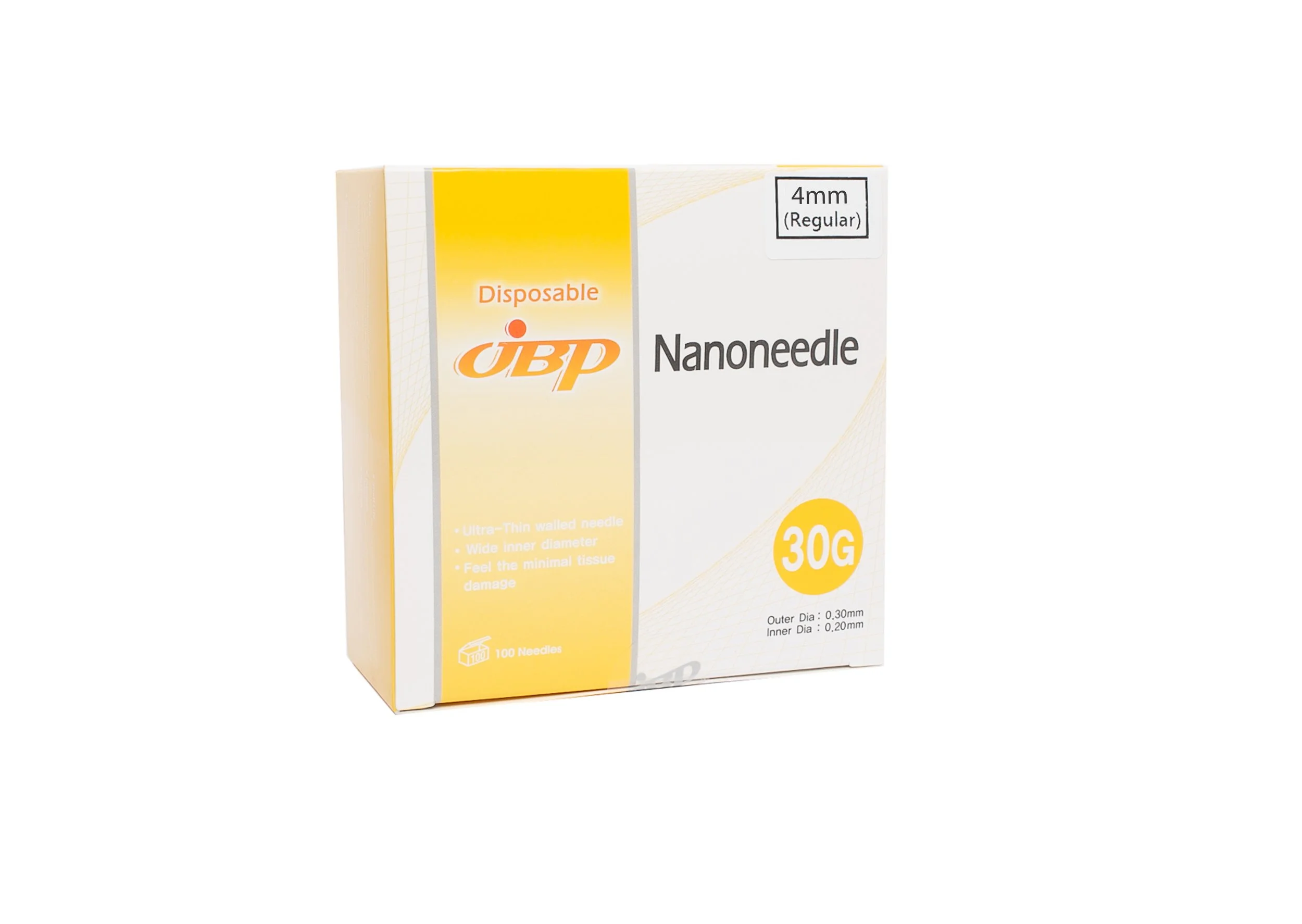 JBP Nanoneedle 30G, 4mm