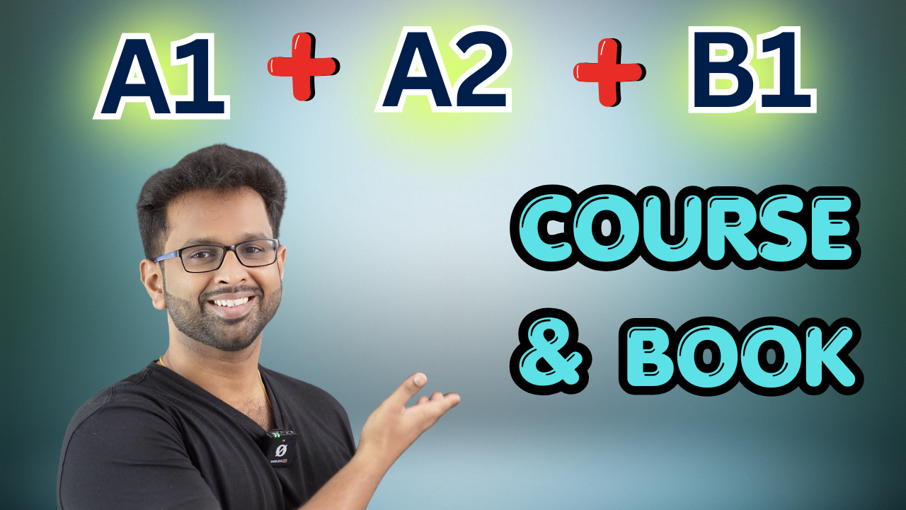 Kaarthik VM German Mastery bundle. German A1 + A2 + B1 Bundle. Learn German in 3 months.