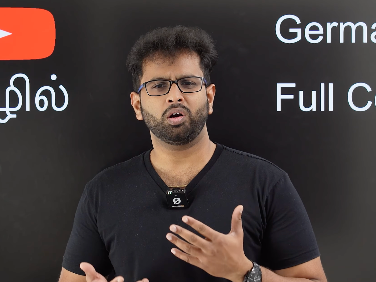 German concepts explained in Tamil. Learn German in Tamil.