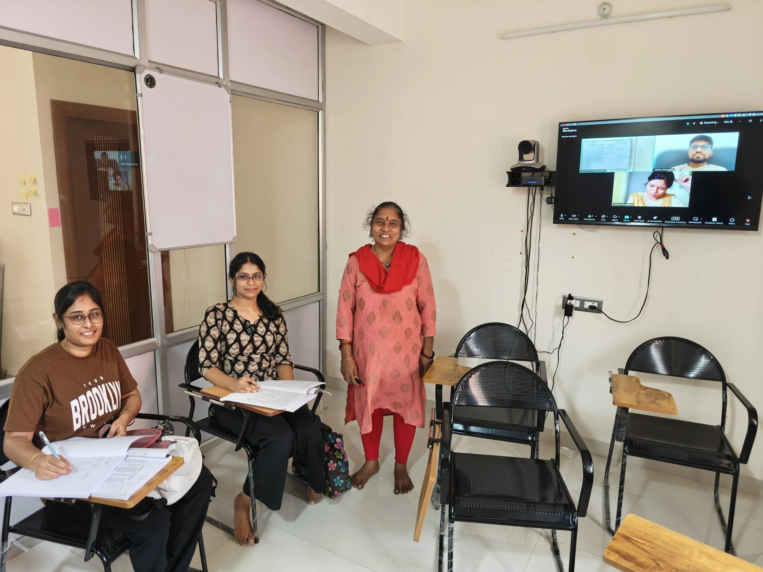 VM German Academy Classroom. German Class in chennai. German offline class in chennai. German classes in madipakkam chennai.