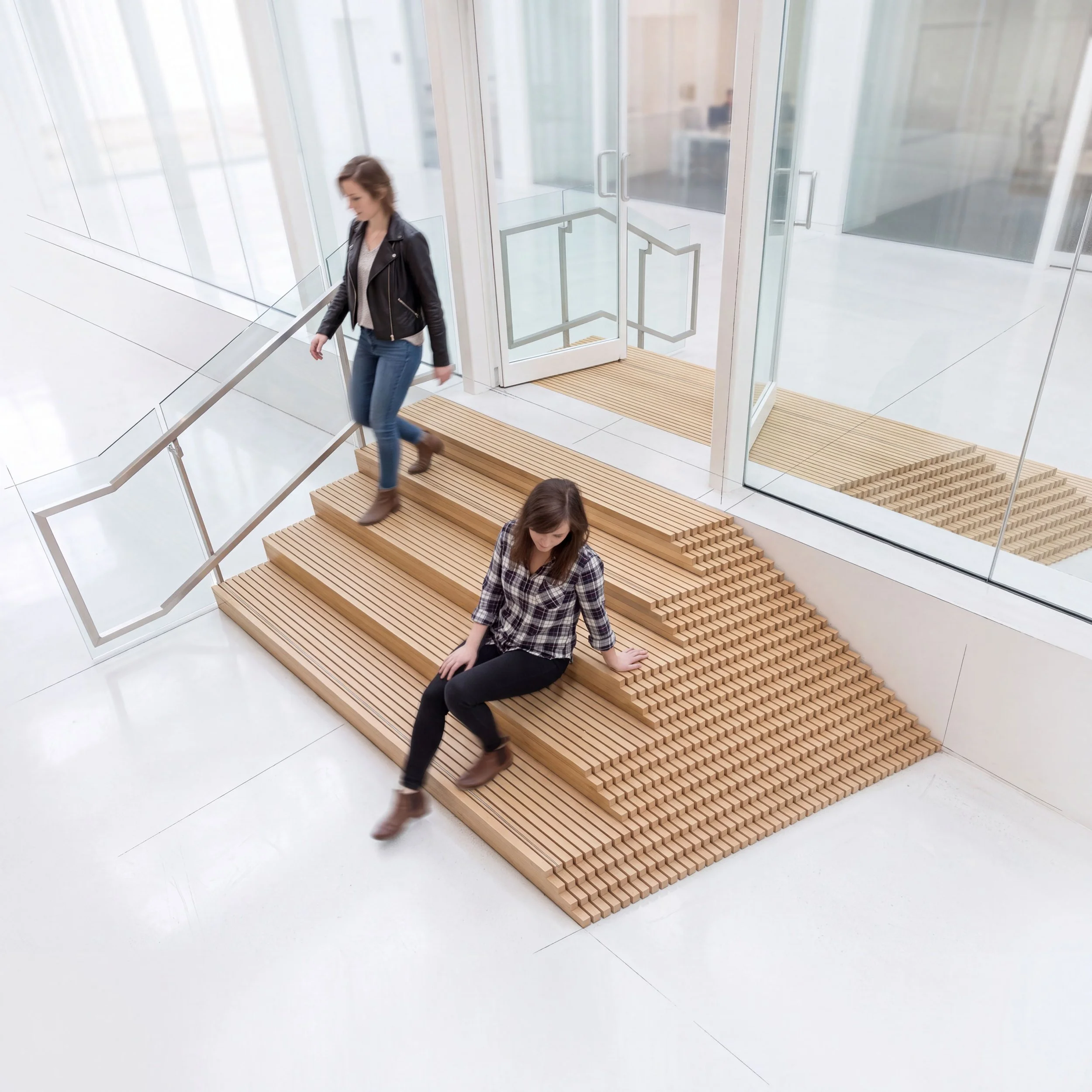 CASCADE STAIR / PROPOSAL / HOWARD HUGHES CORP. / GUILD / NEW YORK,, NEW YORK / INSTALLATION DESIGN / 2015